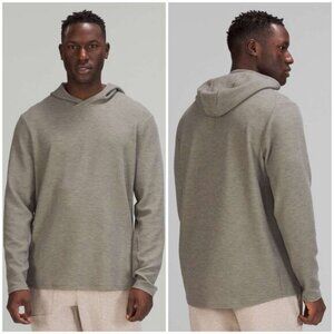 Lululemon Shift Stitch Hoodie Heathered Rover Tan Size XL Waffle Long Sleeve